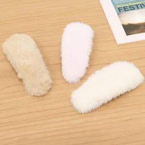 ( )헤어핀 3개 집게핀 벨벳 옆머리 겨울머리핀 똑딱핀 3종세트