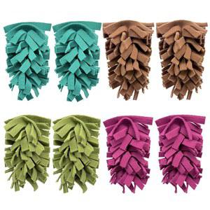 스위퍼 손 더스트 무폐기물 360도 청소용 재사용 및 세척 가능한 교체용 8팩 6겹 플리스 리필 천장 선풍기 하드우드 가구 다크 컬러