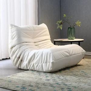 토고 소파 단독 풋 1인용 가죽 빈백 카페 화이트 Togo 발받침 스툴