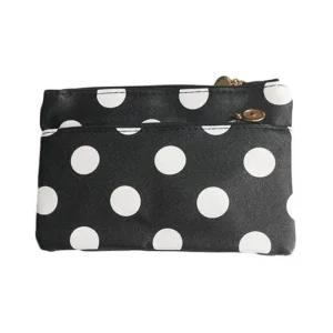 [룽스]도트백 여성용 파우치 숄더 고리형 지퍼