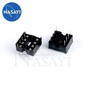 10pcs/lot IC 소켓 통합 블록 인라인 DIP 단일 칩 마이크로 컴퓨터 플랫 풋 베이스 서브 8P 좁은