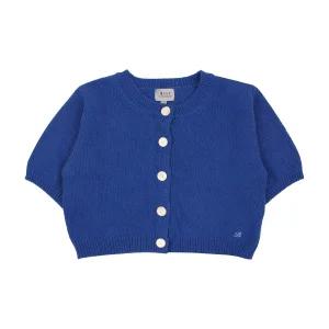 빈 브랜드관 BX24CK02BU 블루 라운드 면 니트 가디건 773496
