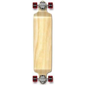 Yocacher, 프리미엄 블랙 그립 테이프, 헤비 듀티 알루미늄 합금 트럭, 71mm 롱보드 휠 및 ABEC-9 베어링이 장착된 41.25인치 x 10인치 완성 크루저 드롭다운