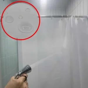 [골드스마일]방수 욕실 샤워커튼 화이트 150x180 비닐 커튼 세면대 보호