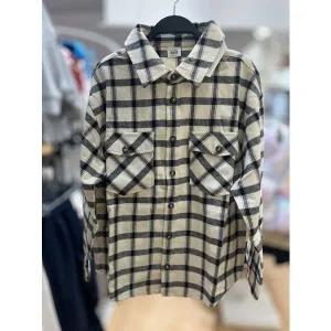 [부산점][탑텐키즈][탑텐키즈]베이직플란넬체크셔츠(MKE4WC3212)