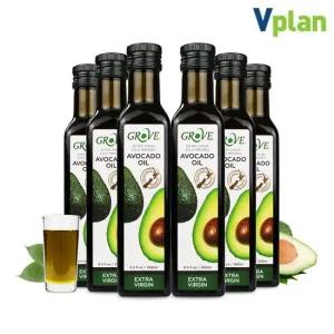 뉴질랜드 그로브 엑스트라버진 아보카도오일 250ml x 6병 냉압착 아보카도유