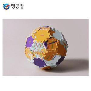 [RG9O8QS8]영공방 축구공 3차원 퍼즐 소 세계 지도 보라