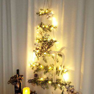 [더라임코리아]크리스마스 벽트리 LED 노르웨이 벽걸이 행잉 장식