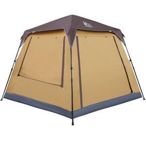 텐트 8인용 브라운 2단 원터치