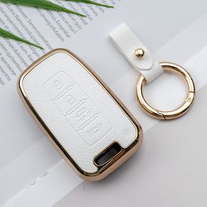 아야 현대 자동차 호환 스마트키 가죽 TPU 케이스 키링 키홀더 투싼 그랜저 제네시스 i30 쏘나타 아반떼MD
