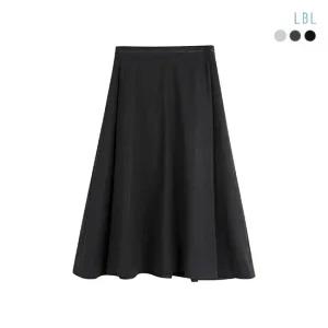 (25SS) 메탈 핀스트라이프 훌 스커트