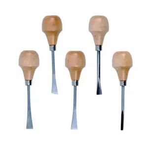 B택틱545285 나무그립 목공 조각도 조각칼 5P세트 목공조각도 조각도 목공조각칼 조각칼 조각끌