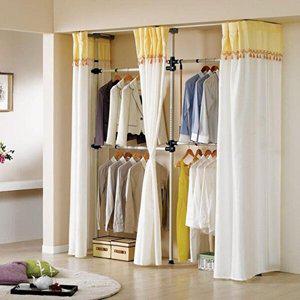 [셀러허브 1][HY1GIKH0_55]드레스룸 커버행거 커튼행거 4단