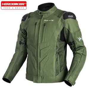 여름 오토바이 자켓 도로 경주 모토 크로스 자켓 인장 보호 Chaqueta 여름 통기성 오토바이 장비 남자