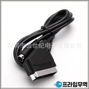 50pcs Sega -Mega Drive2 -Genesis 2 Megadrive MD2 RGB AV Scart 케이블 1.8m 용 고품질 리드