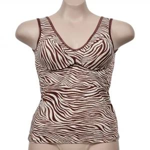 (창민)레오파드 패턴 A컵 B컵 공용 몰드 브라런닝