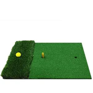 두툼한스윙매트 골프잔디 골프연습기 가정용 바닥훈련매트 2단