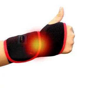 손목찜질 보호대 육아 맘 엄마 임산부 아대 밴드 손목안마기(블랙/3단계온도조절)+3C전원플러그