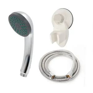 크롬 샤워기 소 고급메탈호스 B세트 1.5m 수압상승 샤워헤드 욕실 호스 줄 절수형 화장실 욕조 부속품 수전