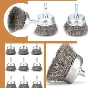 스테인레스 드릴 연마 브러시 연마 스테인레스브러쉬 전동브러쉬 전동브러시