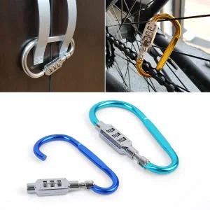 [골드스마일]자전거 잠금장치 비너 와이어락 자물쇠
