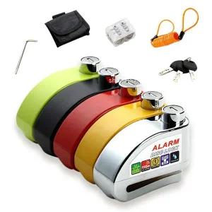 [골드스마일]오토바이 자전거 알람락 도난방지 경보 자물쇠