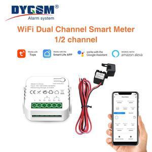 Tuya 스마트 Wifi 지능형 에너지 미터 태양 광 PV 시스템 전력 생산 소비 양방향 모니터링 APP 제어