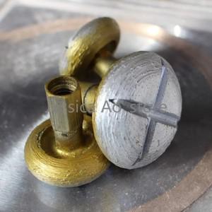 27-45mm 버섯 모양 앵글 그라인더 생크 슬롯이있는 연마 디스크 공 콘크리트 석재 대리석 화강암 도구