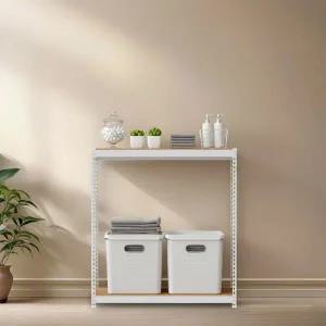 /비더블유아이 스피드랙 간편조립 수납선반 700x500x600 2단