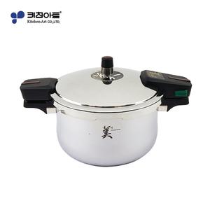 키친아트 미 통5중 스텐 압력밥솥 5.5L 10인용 인덕션겸용 압력솥 백화점모델