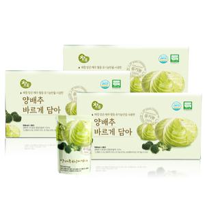 참든 유기농 양배추즙 양배추 바르게 담아 100ml x 90포
