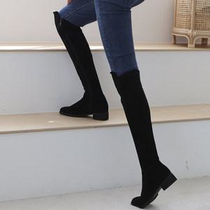 260까지  요즘인기 싸이하이 쫀쫀 스판 슬림핏 세인 오버니 부츠(h3093)