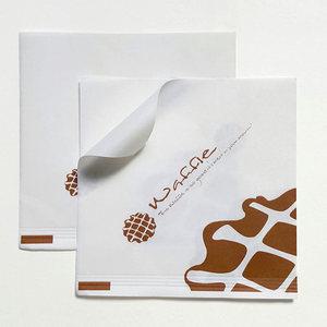 와플봉투 50개/종이봉투/샌드위치/도넛츠/봉지/포장