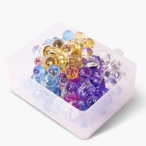 [문구티쳐] 대용량 자석홀더 체스형 (중)21mm/50개입   칠판자석