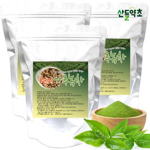 경남 하동 현미 녹차 가루 분말 300gx3팩 지리산에서 자란 녹차 에어제트밀분쇄