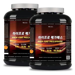 하이프로 메가매스 4kg x 2/체중증가/탄수화물보충제/쉐이크