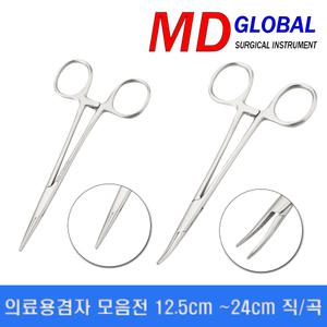 의료용 켈리 겸자 재사용가능 12.5 - 24cm(직,곡) 포셉 가위 핀셋