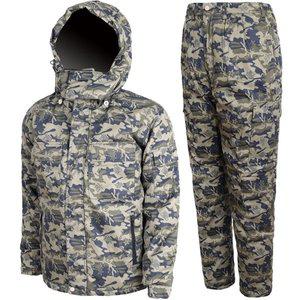 [노블진]카모얼룩기모 세트 남성 겨울 등산복 작업복 방한복