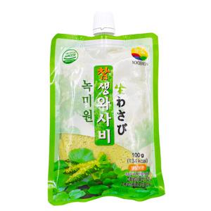 [아이스박스포함]녹미원 생와사비(참) 100g 고추냉이