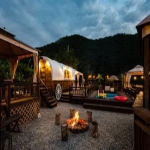 [강원 펜션] 홍천 리버카라반글램핑펜션 (비발디파크 인근) (홍천,횡성)