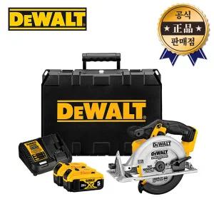 디월트 충전원형톱 DCS391P2 5.0Ah 2베터리 톱날포함 18V 리튬이온 원형톱날 절삭 절단 스킬