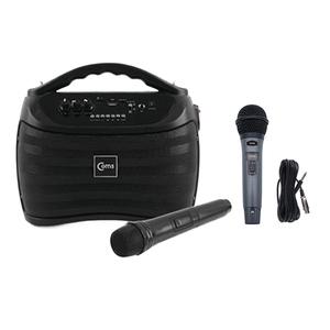 AP7202 무선 유선 마이크 앰프 세트 휴대용 블루투스 스피커 노래방 캠핑 여행 글램핑