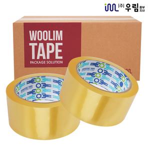 우림 박스테이프 포장용 택배 opp H3-중포장(50Mx50개)투명