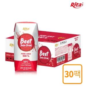 리타 레드비트 주스 NFC 착즙 100% 원액 200ml 30팩/실속팩