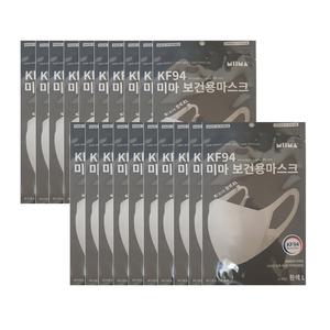 미마 보건용마스크 KF94 대형 20매-화이트 미마마스크
