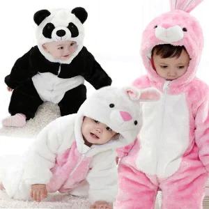 귀여워 패딩 우주복 팬더 동물캐릭터 패딩슈트 유아 방한복 겨울 우주복 신생아 출산선물 돌선물