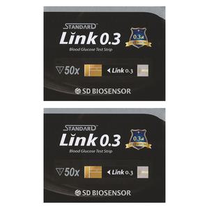 에스디바이오센서 스탠다드링크0.3 혈당시험지 혈당검사지스트립 100매 - 27년 06월