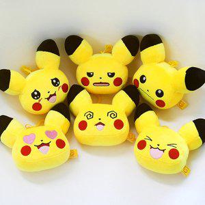 [누리토이]포켓몬스터 말랑말랑 피카츄 얼굴표정 가방고리