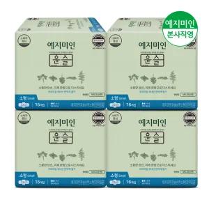 예지미인 한방 윤슬 순한 순면 생리대 소형 16Px4팩
