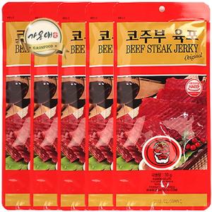 [가온애] 코주부 육포 (30g) x5봉 / 우육포 소고기육포 쇠고기육포 맥주안주 안주 간식 술안주 주전부리